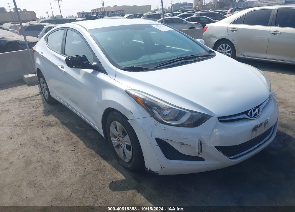 2016 HYUNDAI ELANTRA SE VIN: 5NPDH4AE8GH663339