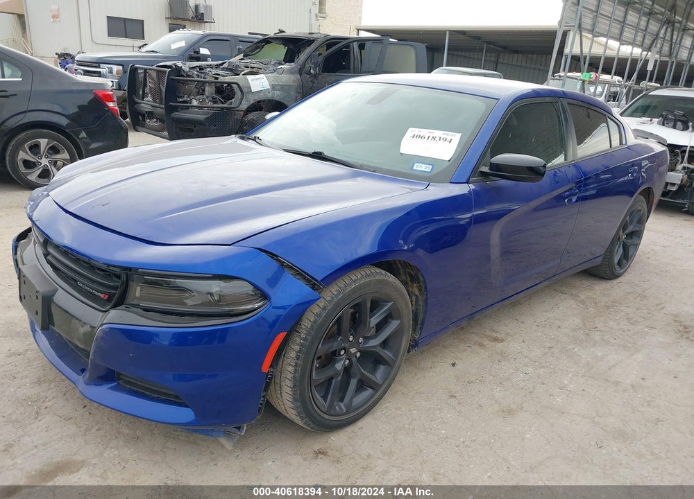 2022 DODGE CHARGER SXT RWD VIN: 2C3CDXBG3NH217585