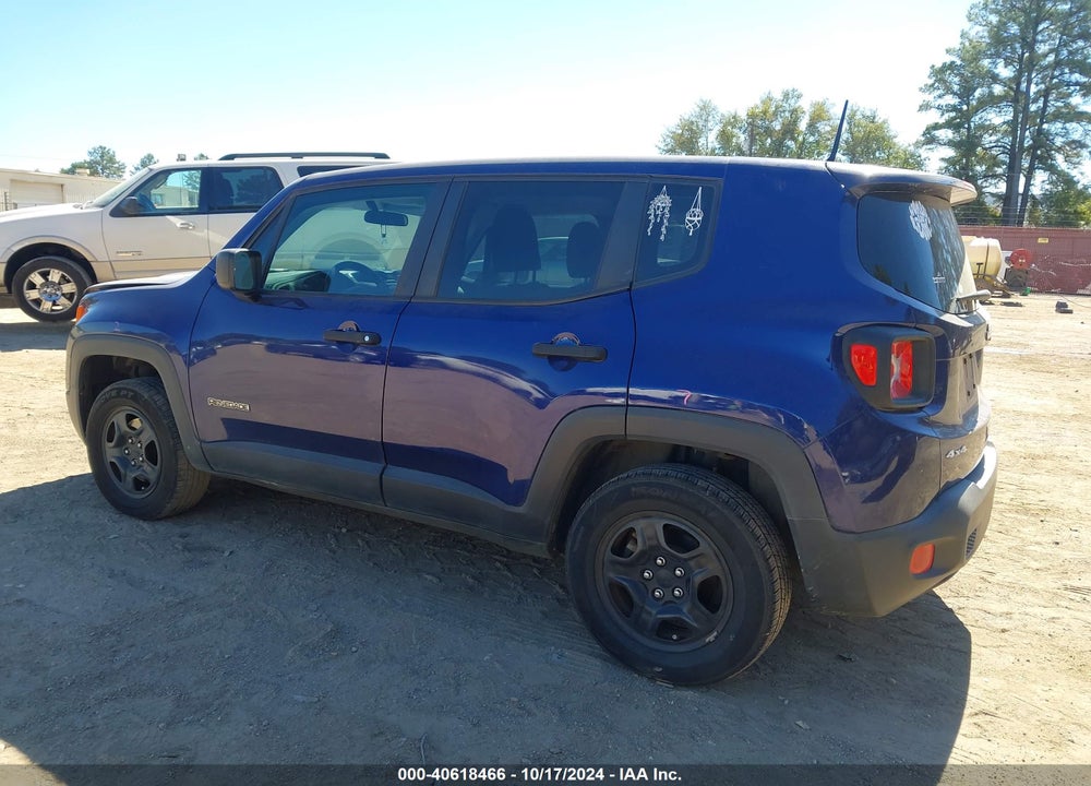 2018 JEEP RENEGADE SPORT 4X4 VIN: ZACCJBABXJPG92740