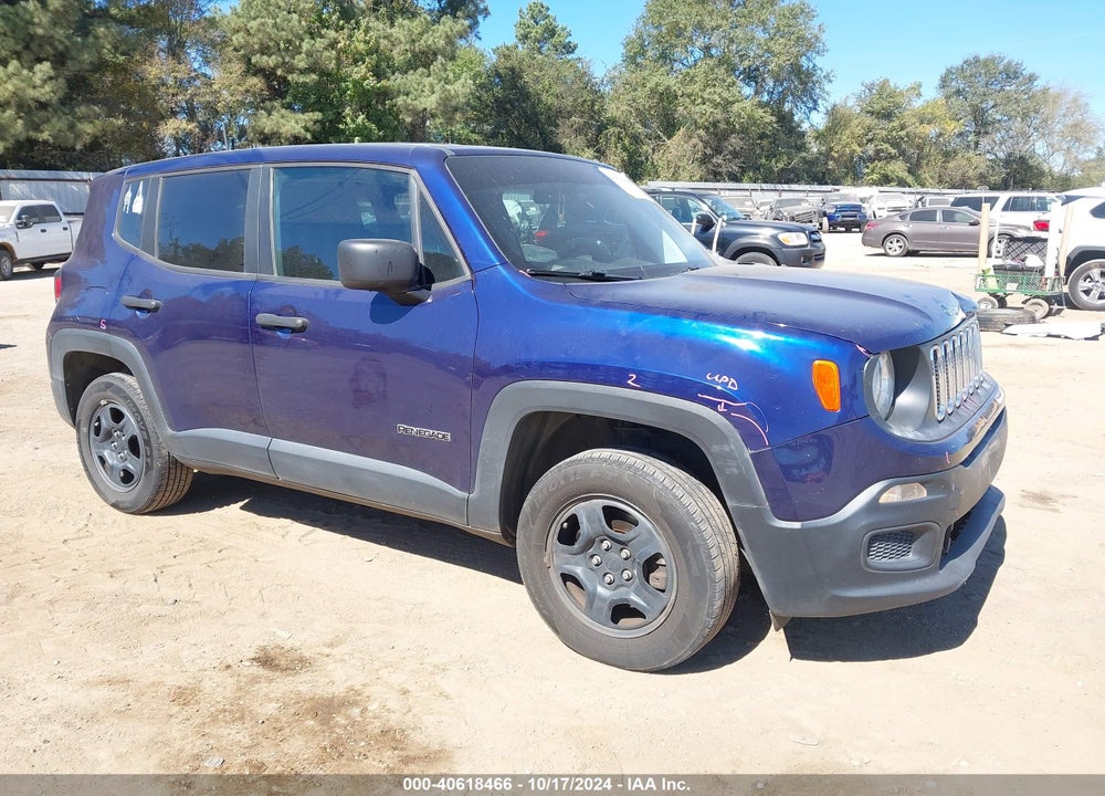 2018 JEEP RENEGADE SPORT 4X4 VIN: ZACCJBABXJPG92740
