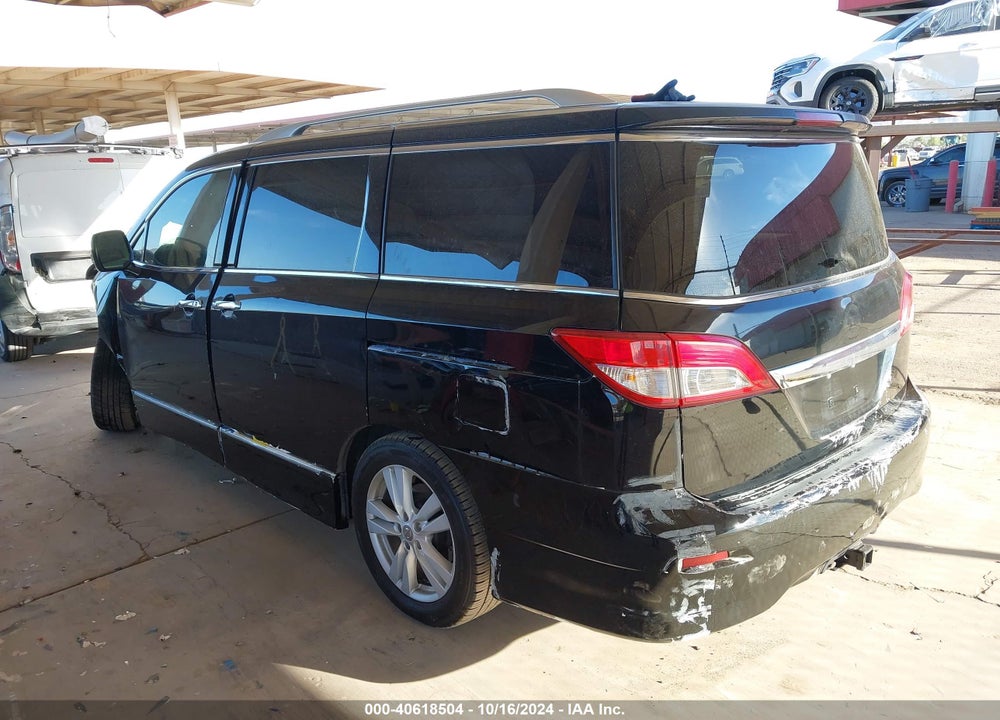 2013 NISSAN QUEST SL VIN: JN8AE2KP3D9066026