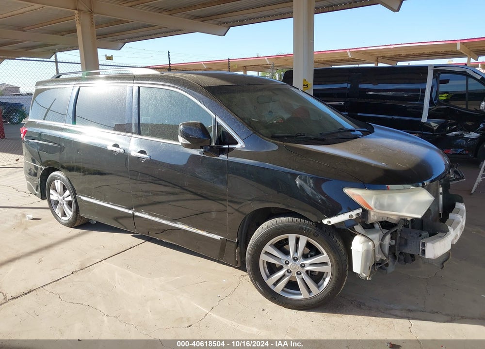 2013 NISSAN QUEST SL VIN: JN8AE2KP3D9066026