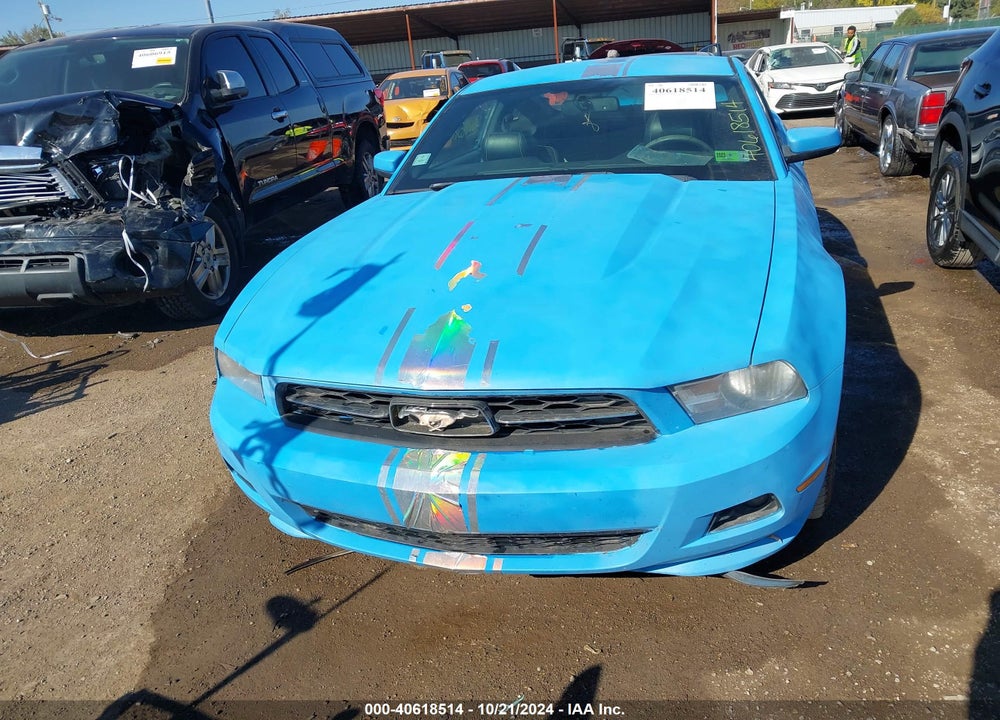 2012 FORD MUSTANG V6 PREMIUM VIN: 1ZVBP8AM3C5243052