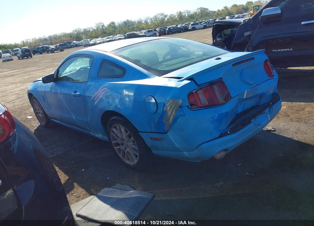 2012 FORD MUSTANG V6 PREMIUM VIN: 1ZVBP8AM3C5243052