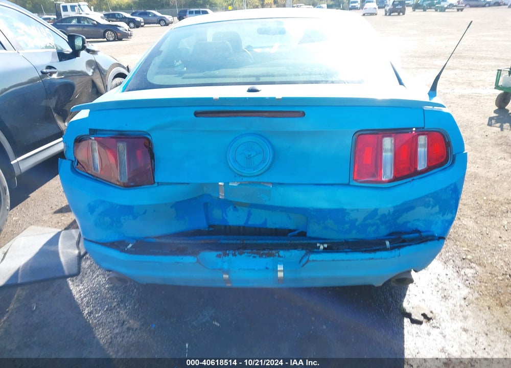 2012 FORD MUSTANG V6 PREMIUM VIN: 1ZVBP8AM3C5243052