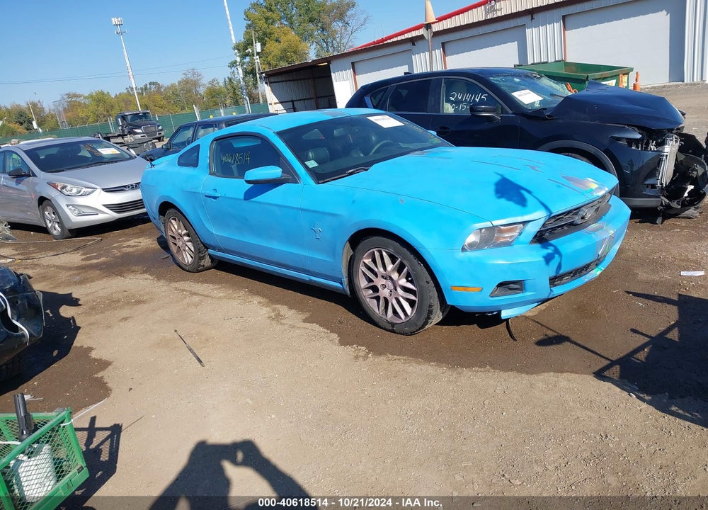2012 FORD MUSTANG V6 PREMIUM VIN: 1ZVBP8AM3C5243052
