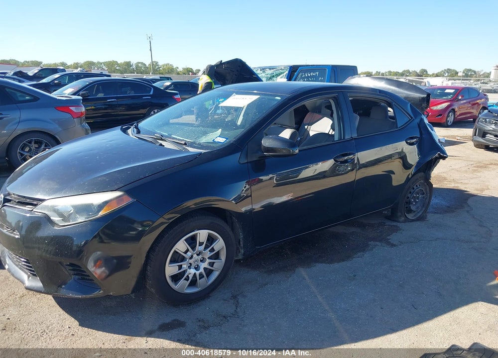 2015 TOYOTA COROLLA LE VIN: 5YFBURHE9FP213531