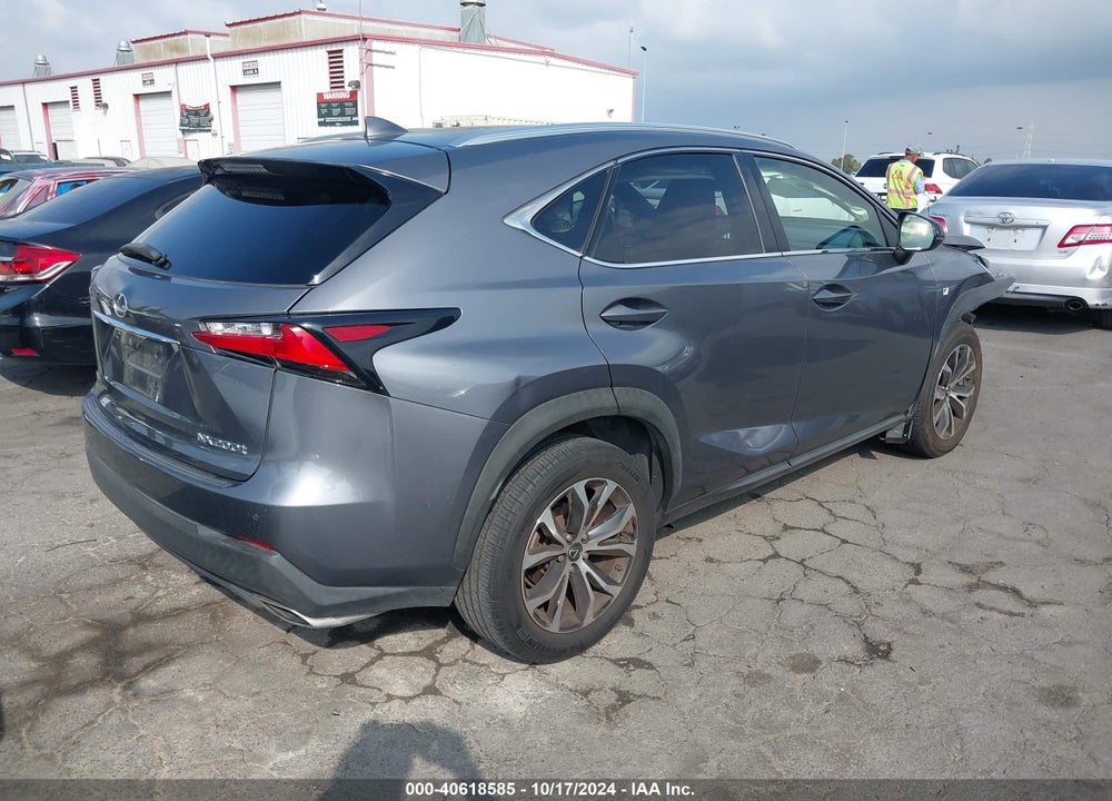 2017 LEXUS NX 200T F SPORT VIN: JTJYARBZXH2050739
