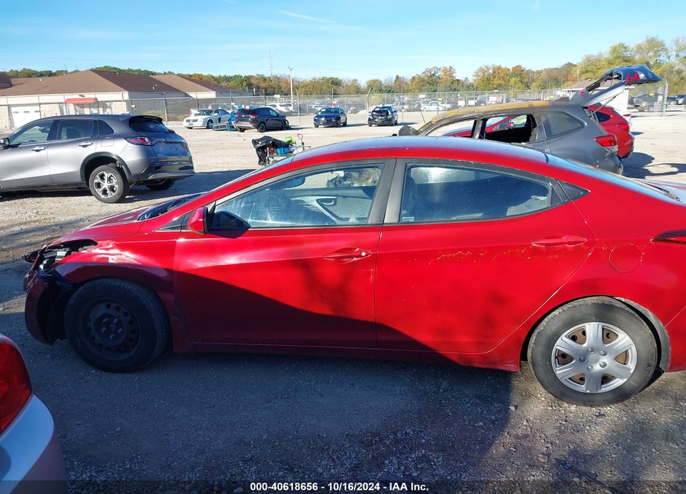 2016 HYUNDAI ELANTRA SE VIN: KMHDH4AEXGU621630