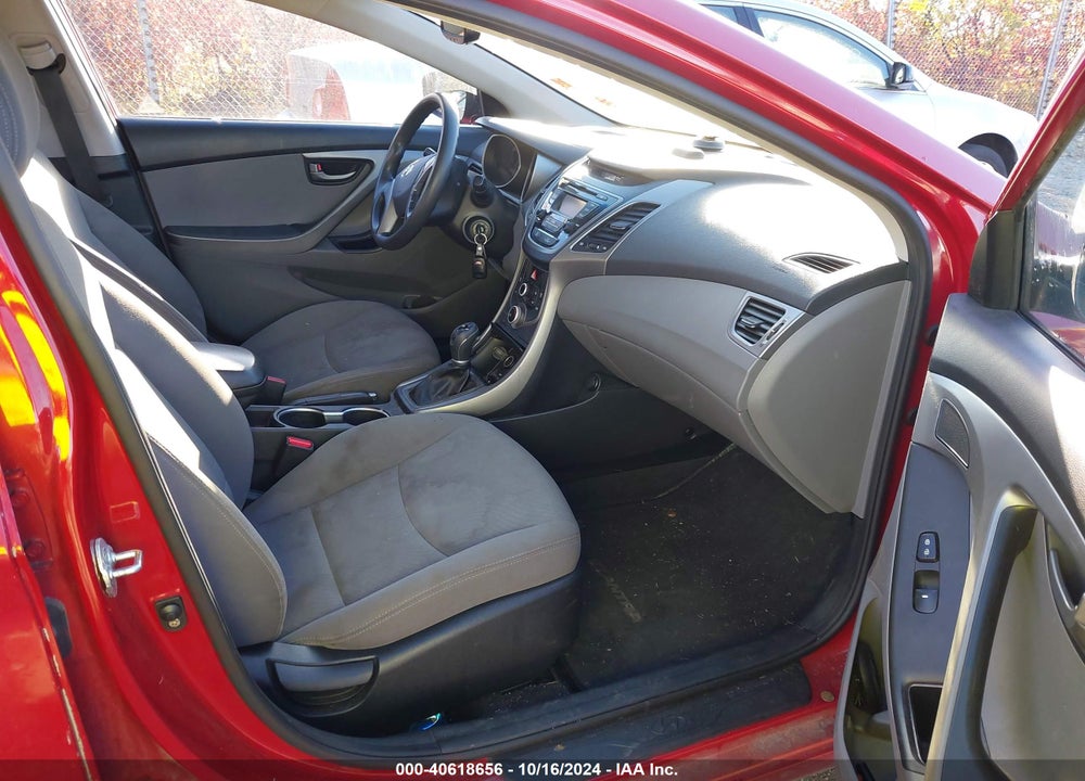 2016 HYUNDAI ELANTRA SE VIN: KMHDH4AEXGU621630