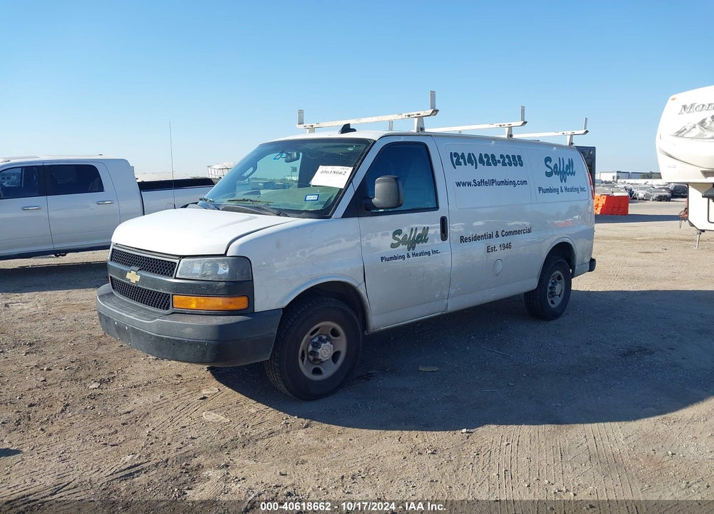 2018 CHEVROLET EXPRESS 2500 WORK VAN VIN: 1GCWGAFP4J1338934
