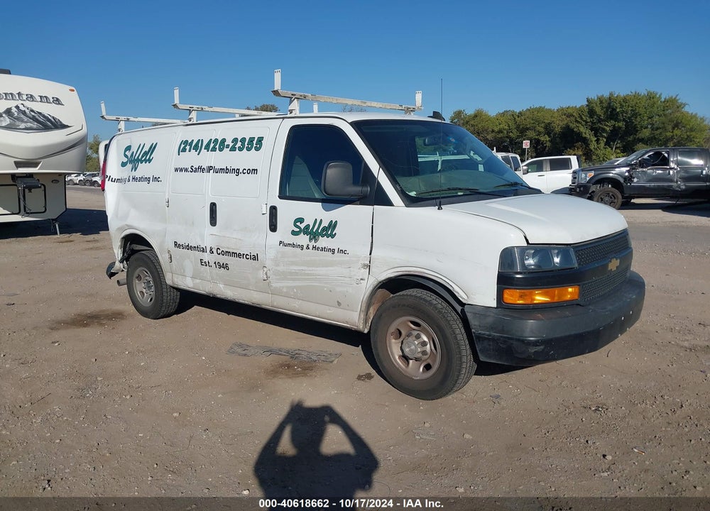 2018 CHEVROLET EXPRESS 2500 WORK VAN VIN: 1GCWGAFP4J1338934
