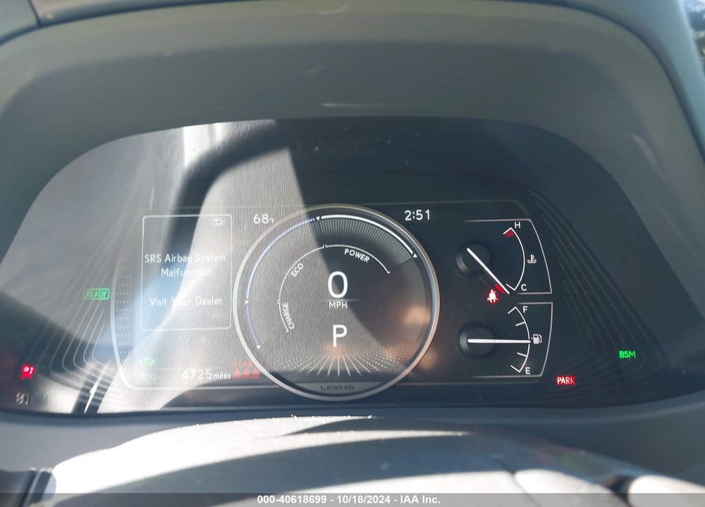 2023 LEXUS UX 250H VIN: JTHX9JBH1P2070181