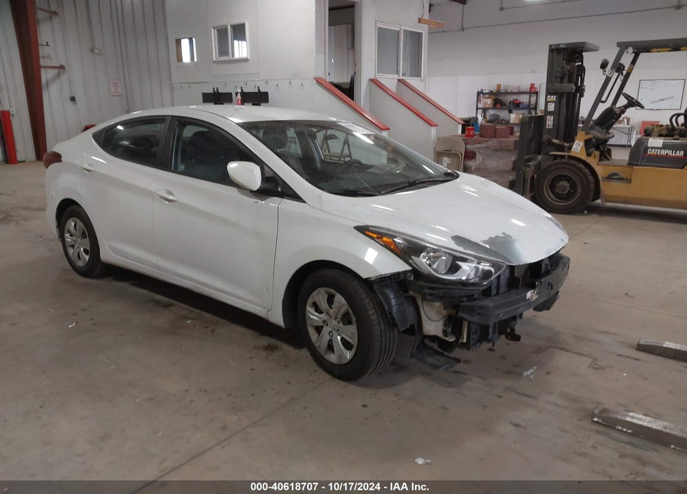 2016 HYUNDAI ELANTRA SE VIN: 5NPDH4AE2GH727472