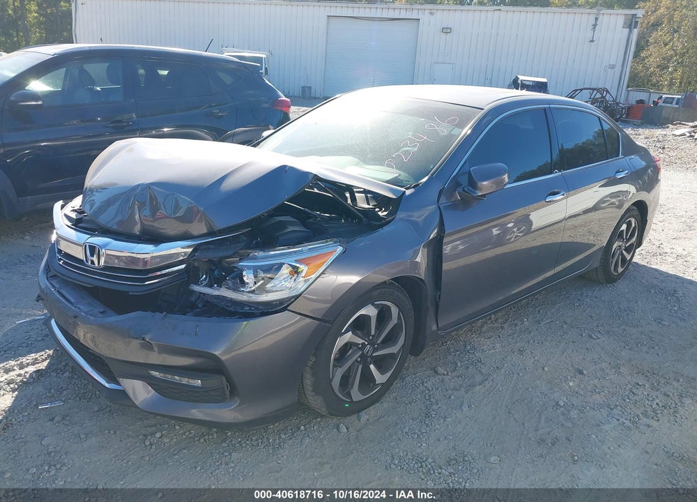 2017 HONDA ACCORD EX-L V6 VIN: 1HGCR3F8XHA023486
