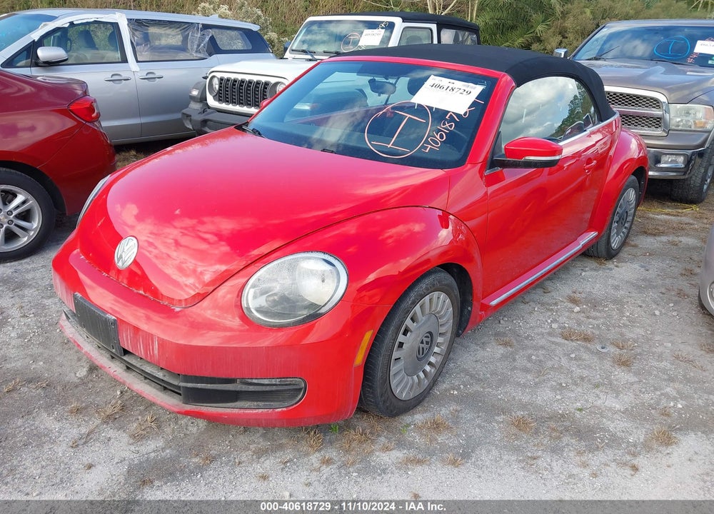 2013 VOLKSWAGEN BEETLE 2.5L VIN: 3VW5P7AT1DM825676