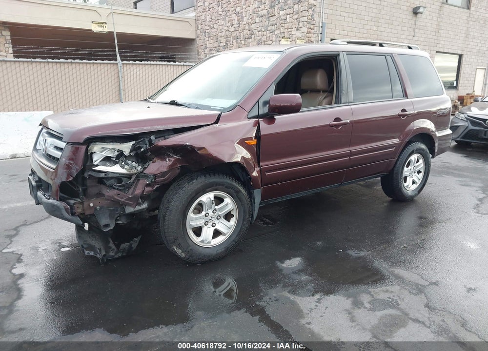 2008 HONDA PILOT VP VIN: 5FNYF28278B022738