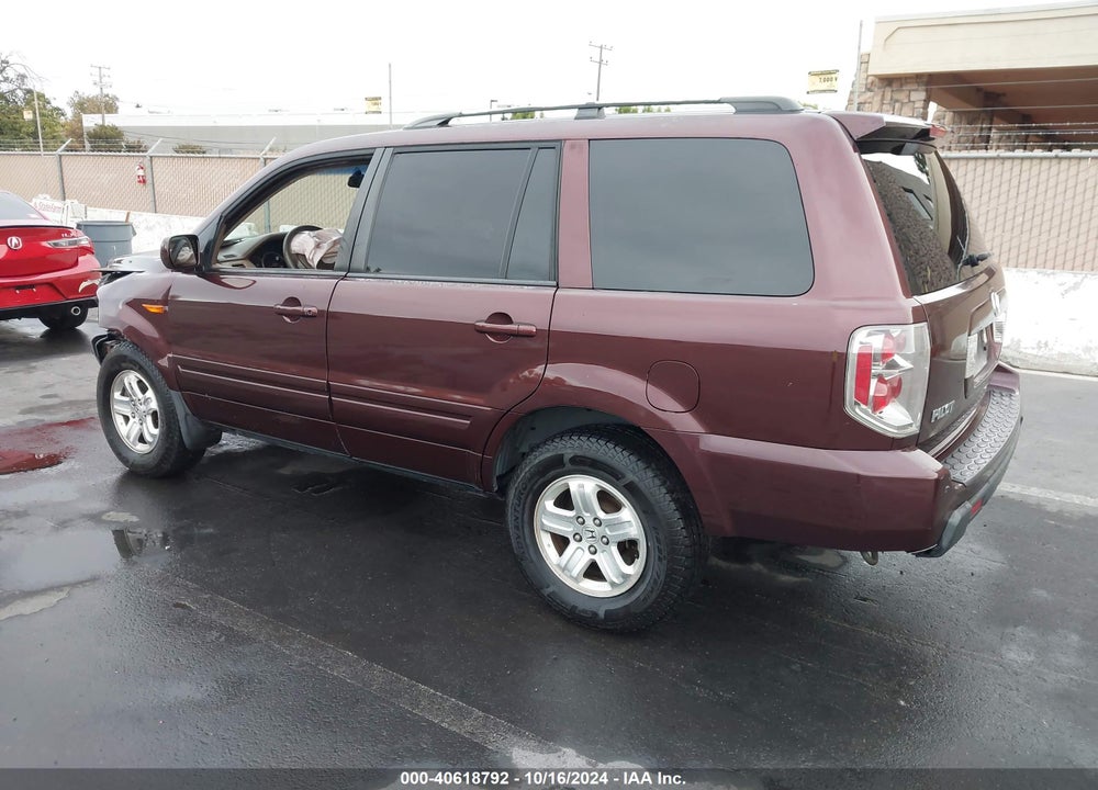 2008 HONDA PILOT VP VIN: 5FNYF28278B022738