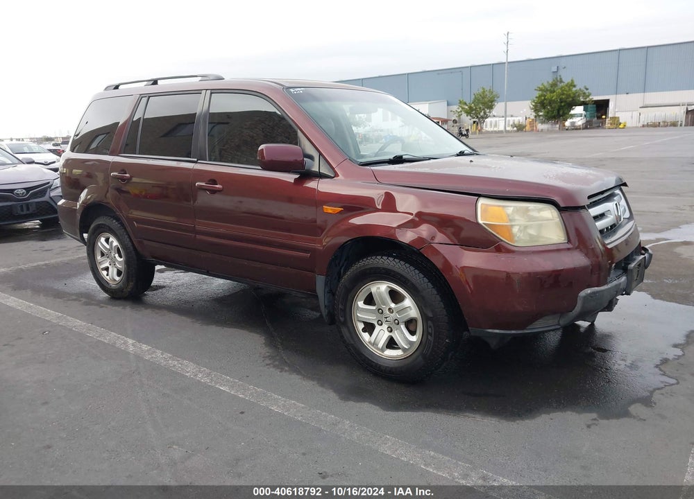 2008 HONDA PILOT VP VIN: 5FNYF28278B022738
