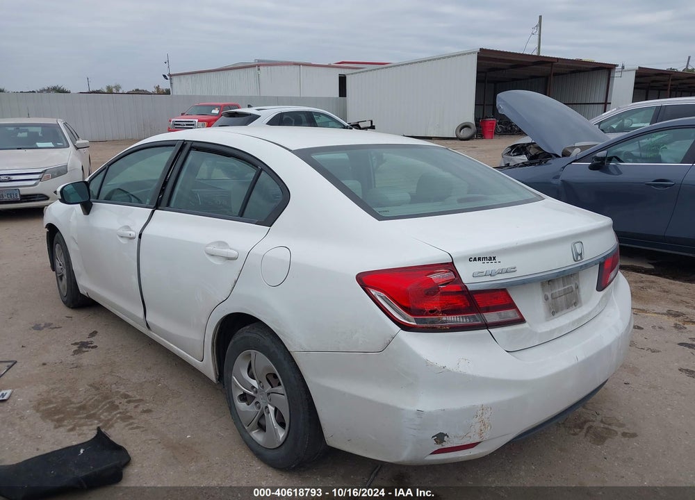 2014 HONDA CIVIC LX VIN: 19XFB2F52EE080113
