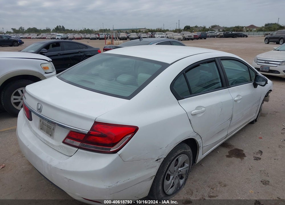 2014 HONDA CIVIC LX VIN: 19XFB2F52EE080113