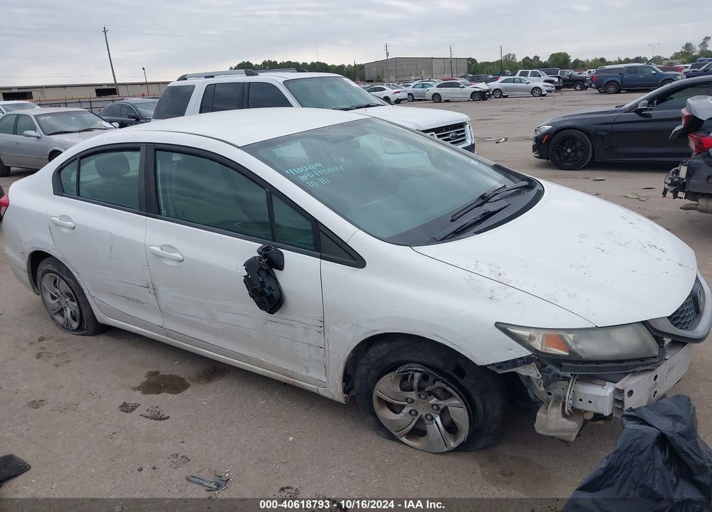 2014 HONDA CIVIC LX VIN: 19XFB2F52EE080113