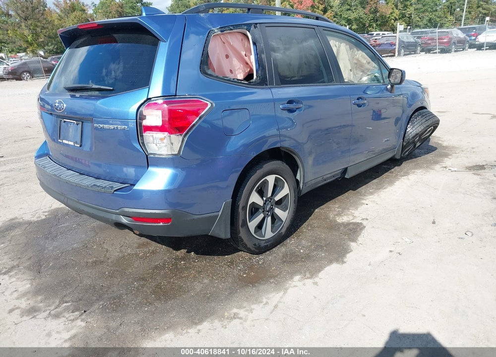 2018 SUBARU FORESTER 2.5I PREMIUM VIN: JF2SJAGC3JH455697