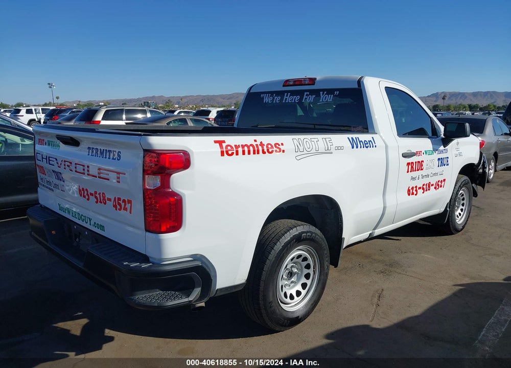 2022 CHEVROLET SILVERADO 1500 2WD REGULAR CAB STANDARD BED WT VIN: 3GCNAAEK0NG569453