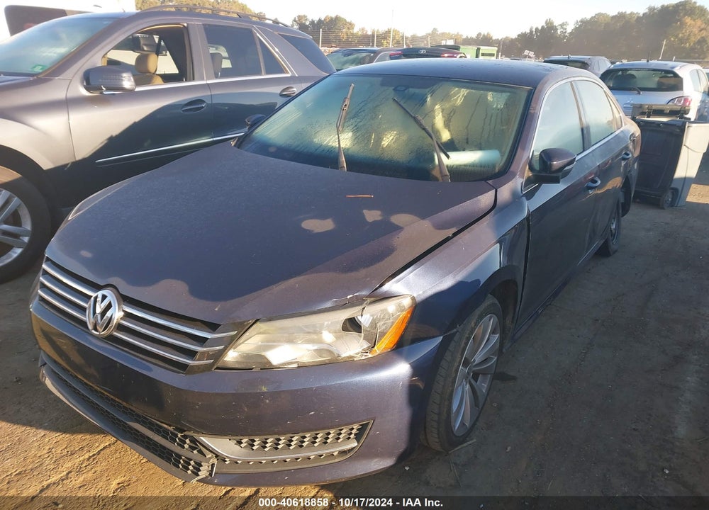 2013 VOLKSWAGEN PASSAT 2.5L SE VIN: 1VWBH7A39DC105611