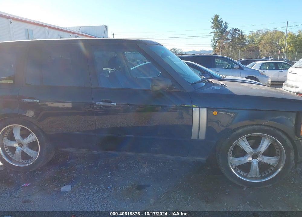 2005 LAND ROVER RANGE ROVER HSE VIN: SALME11445A186680