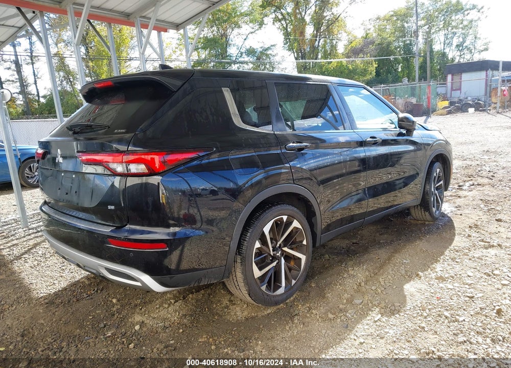2022 MITSUBISHI OUTLANDER BLACK EDITION /SE 2.5 /SE LAUNCH EDITION VIN: JA4J4UA86NZ065288
