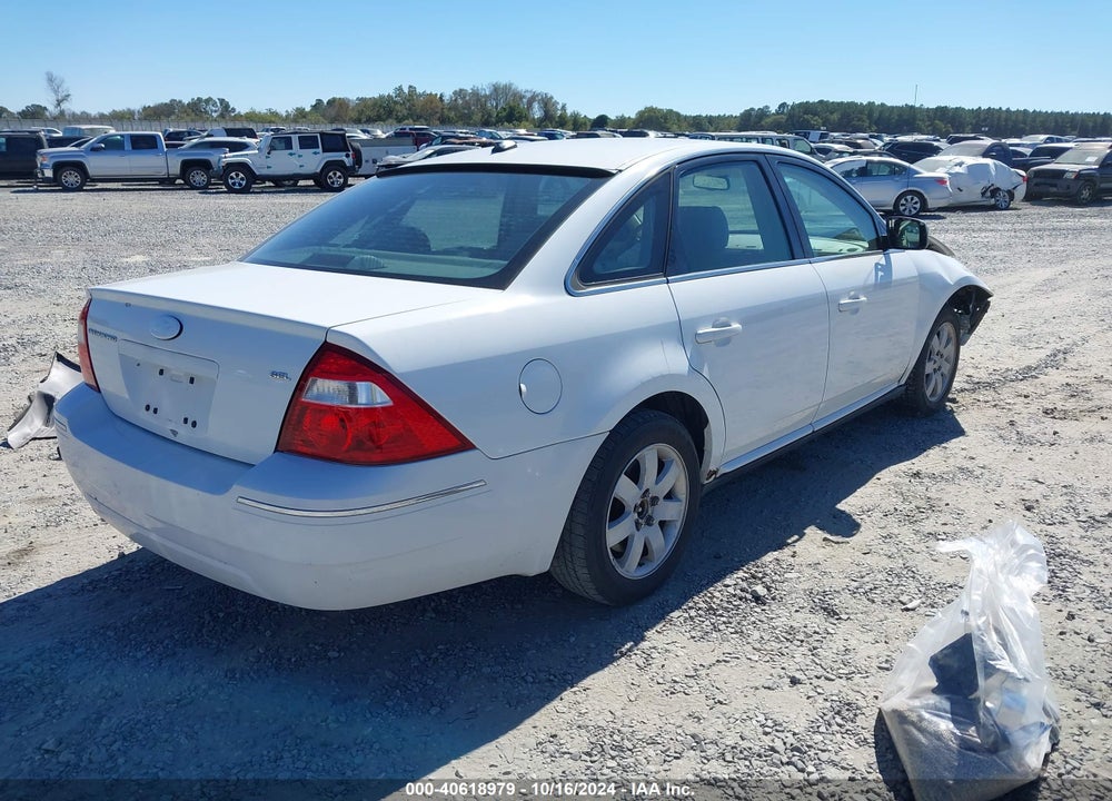 2007 FORD FIVE HUNDRED SEL VIN: 1FAHP24167G163496