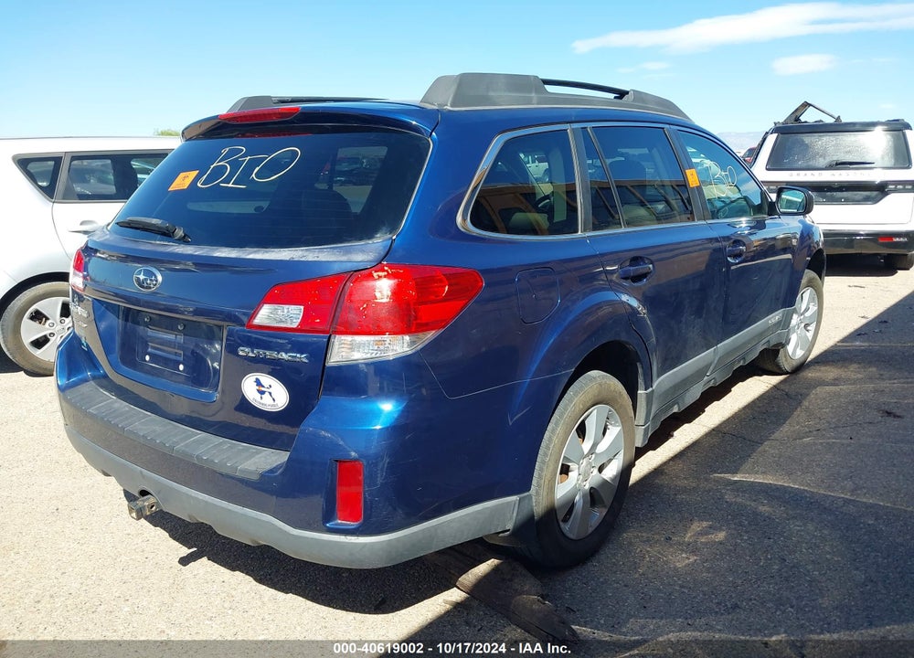 2010 SUBARU OUTBACK VIN: 4S4BRCKC5A3345849