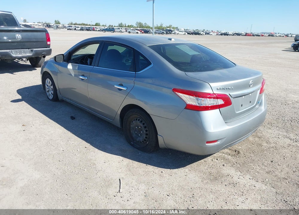 2013 NISSAN SENTRA SV VIN: 3N1AB7AP8DL726302