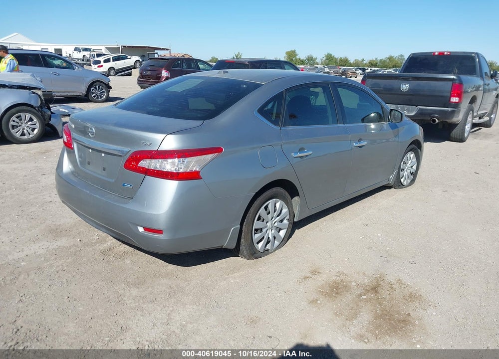 2013 NISSAN SENTRA SV VIN: 3N1AB7AP8DL726302