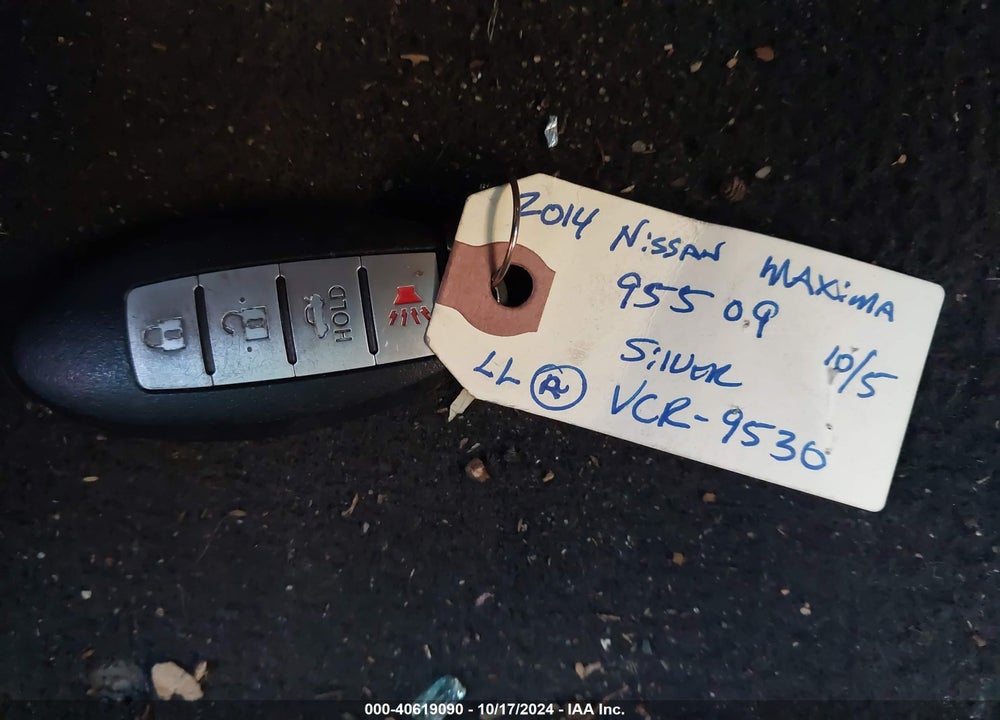 2014 NISSAN MAXIMA 3.5 S/3.5 SV VIN: 1N4AA5AP3EC495509