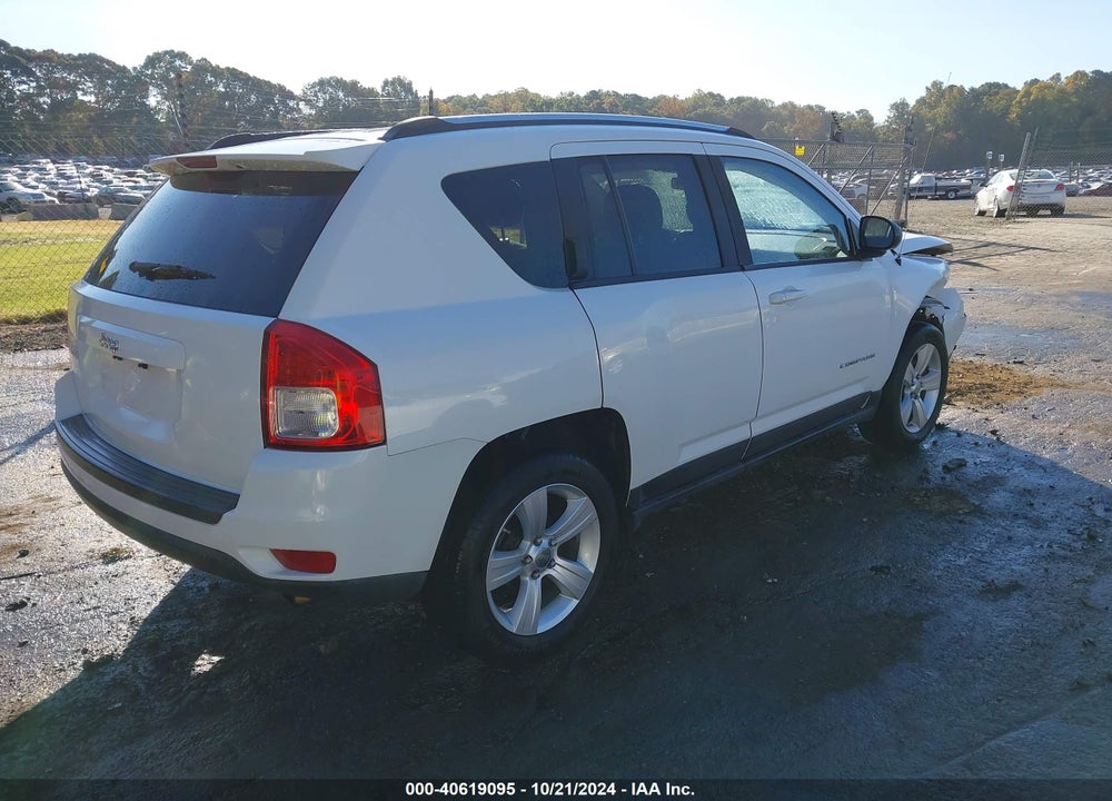2012 JEEP COMPASS SPORT VIN: 1C4NJCBB7CD725305