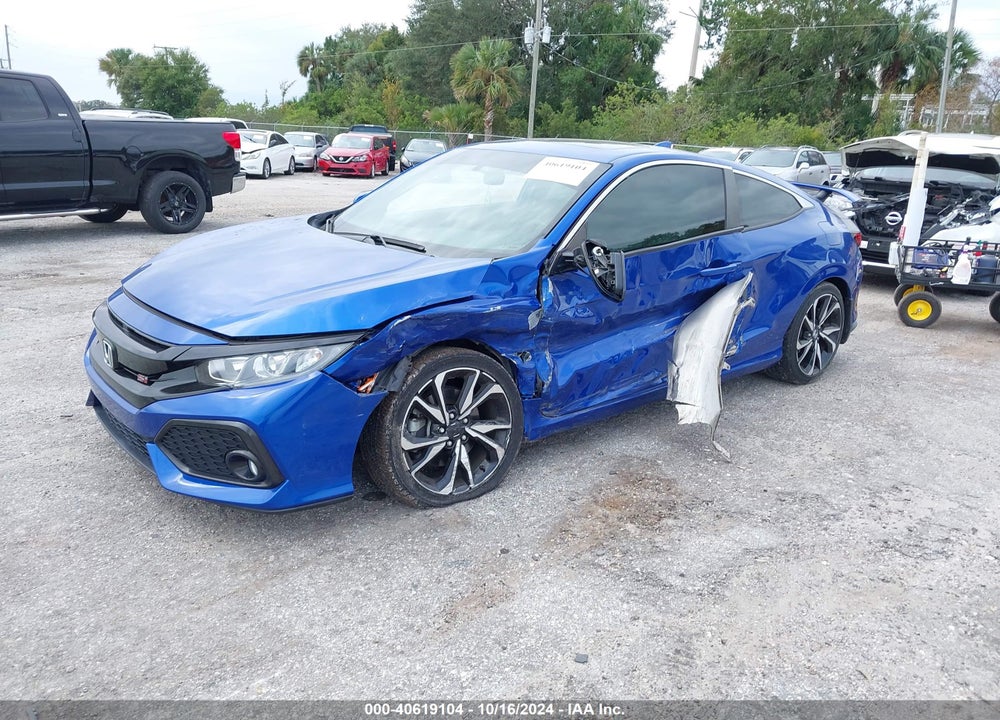 2018 HONDA CIVIC SI VIN: 2HGFC3A55JH757357