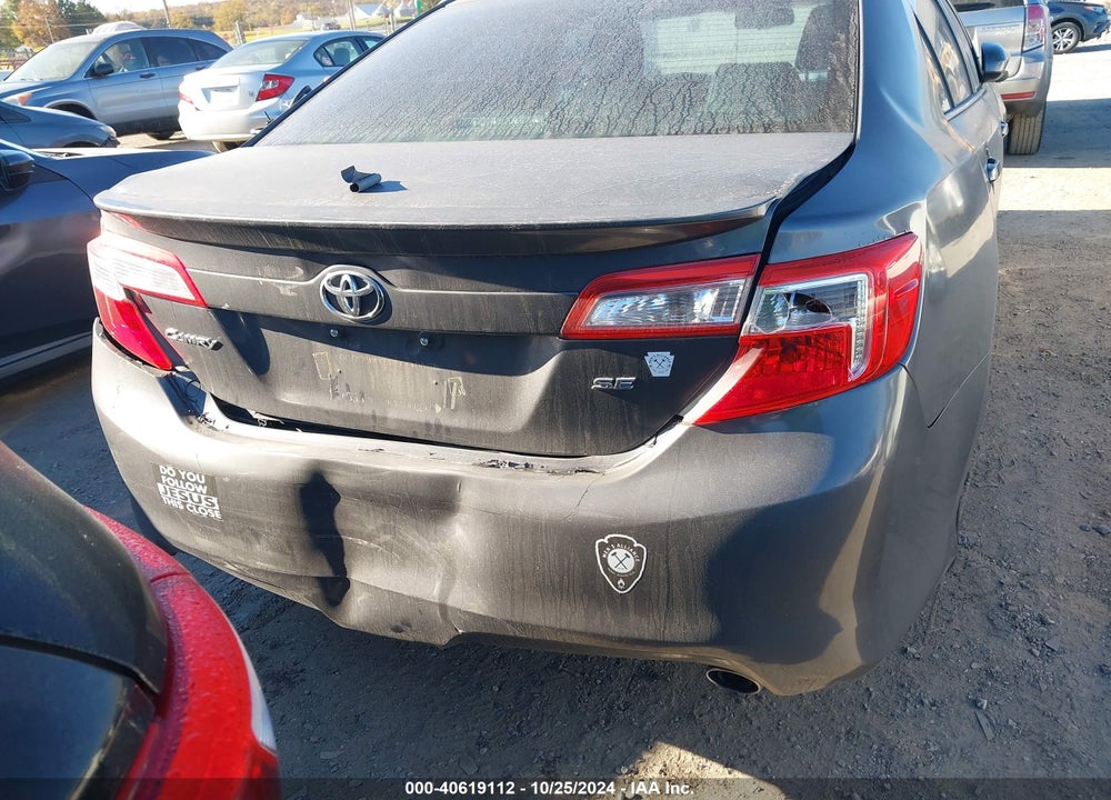 2012 TOYOTA CAMRY SE VIN: 4T1BF1FK0CU030551