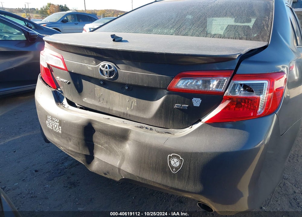 2012 TOYOTA CAMRY SE VIN: 4T1BF1FK0CU030551