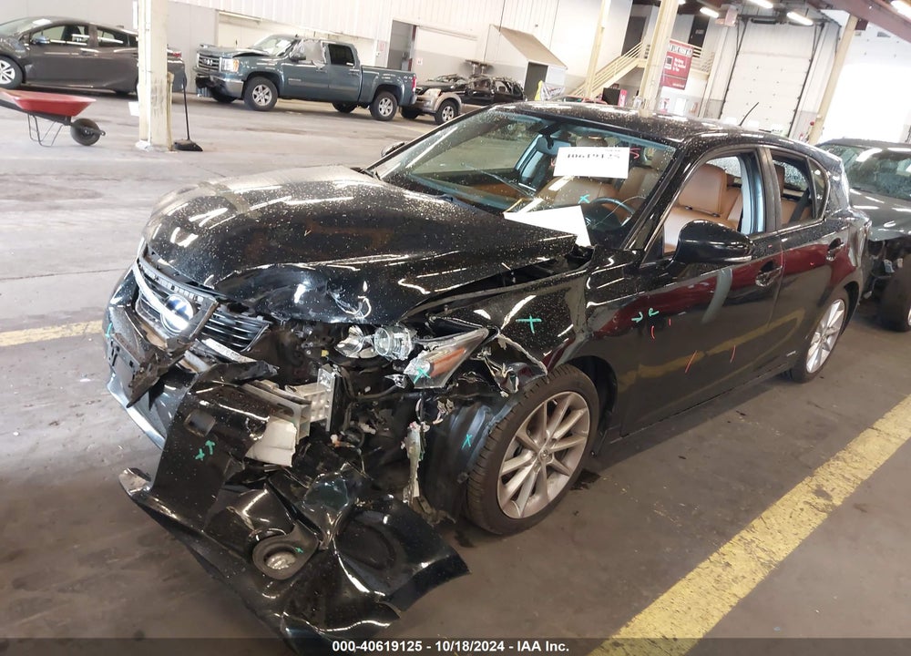 2013 LEXUS CT 200H VIN: JTHKD5BH4D2137786