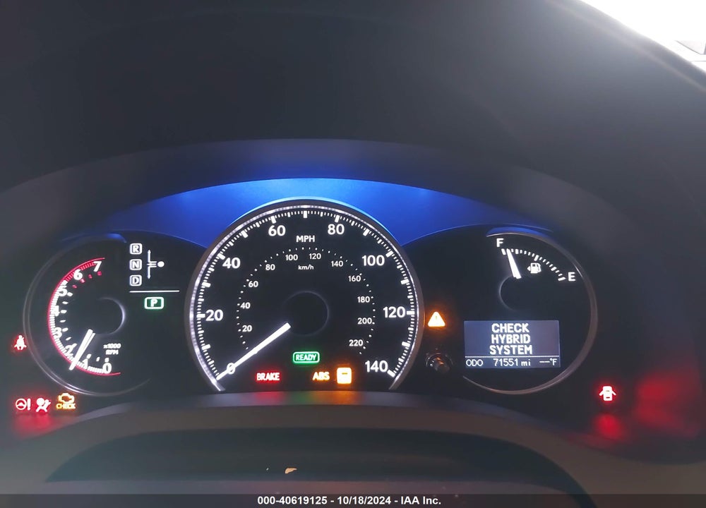 2013 LEXUS CT 200H VIN: JTHKD5BH4D2137786