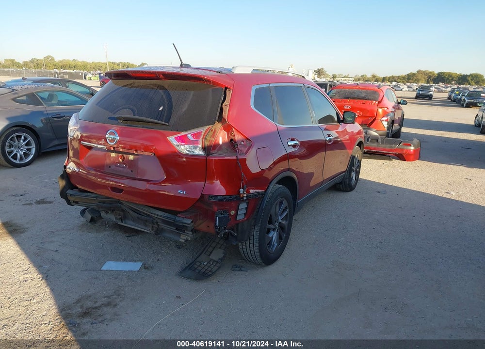 2016 NISSAN ROGUE SL VIN: 5N1AT2MT0GC761255