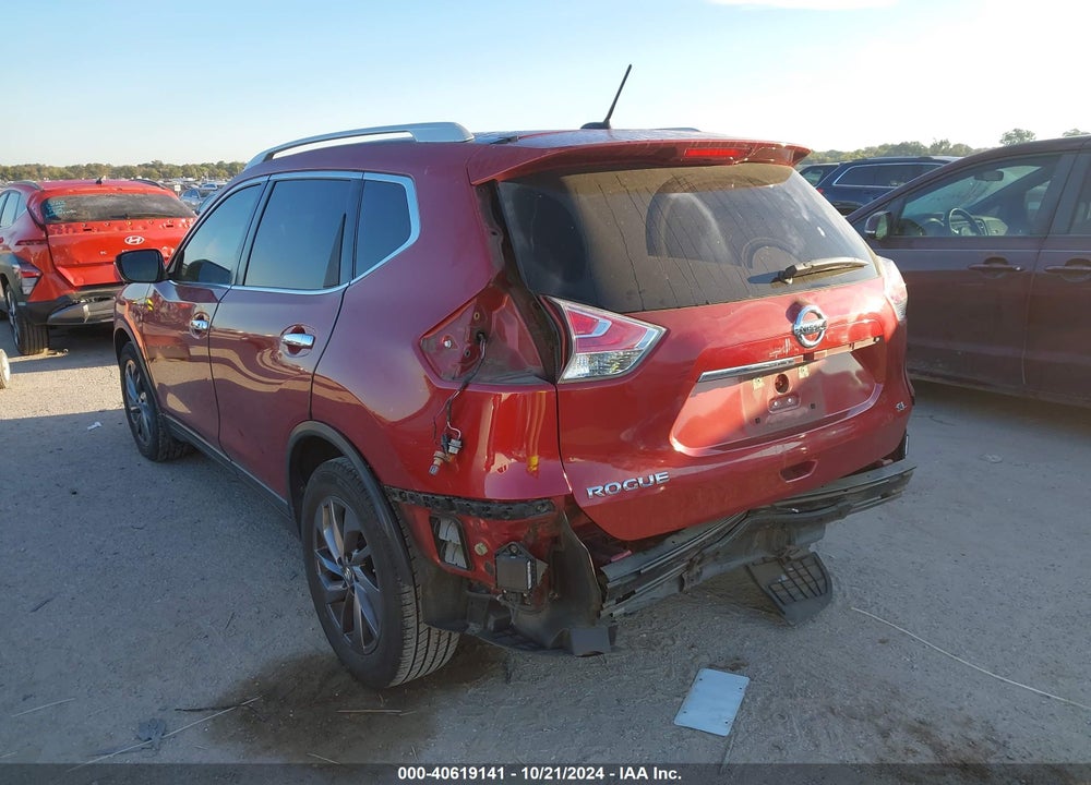 2016 NISSAN ROGUE SL VIN: 5N1AT2MT0GC761255