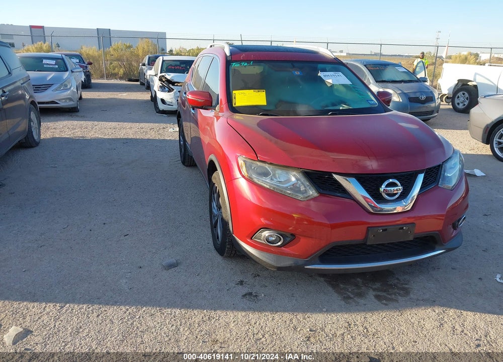2016 NISSAN ROGUE SL VIN: 5N1AT2MT0GC761255