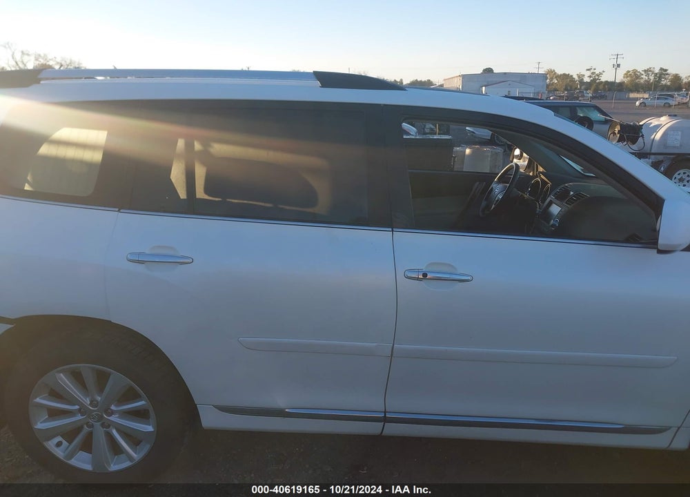 2012 TOYOTA HIGHLANDER HYBRID LIMITED V6 VIN: JTEDC3EH6C2008696