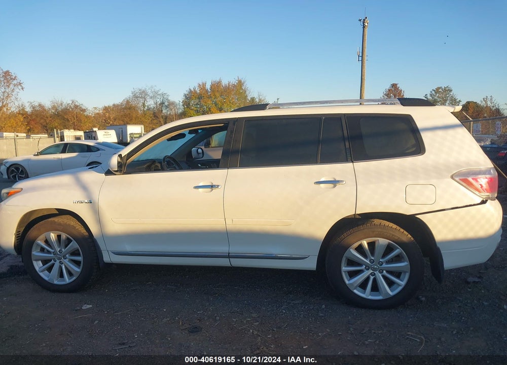 2012 TOYOTA HIGHLANDER HYBRID LIMITED V6 VIN: JTEDC3EH6C2008696