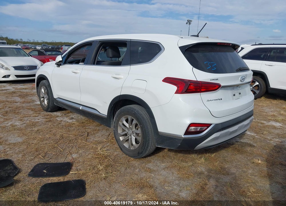 2019 HYUNDAI SANTA FE SE VIN: 5NMS23AD0KH077444