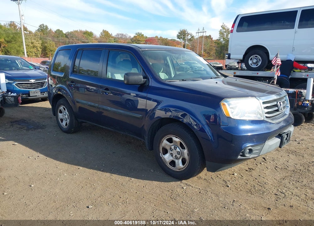 2014 HONDA PILOT LX VIN: 5FNYF4H28EB018107