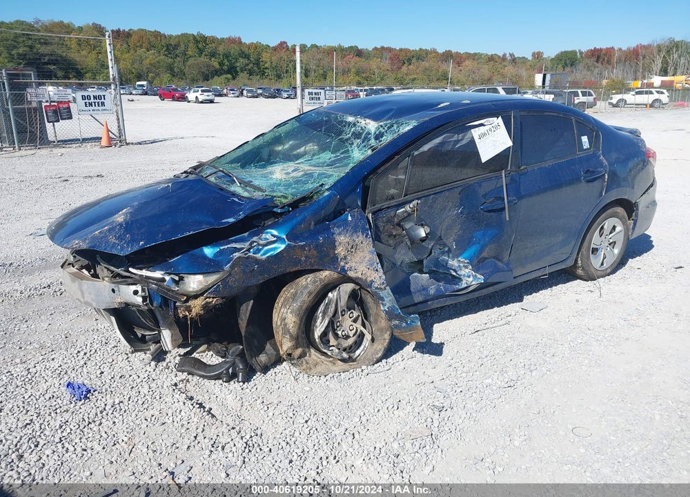 2015 HONDA CIVIC LX VIN: 2HGFB2F57FH559957
